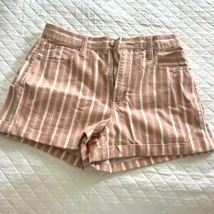 Pink Stripped American Eagle Shorts